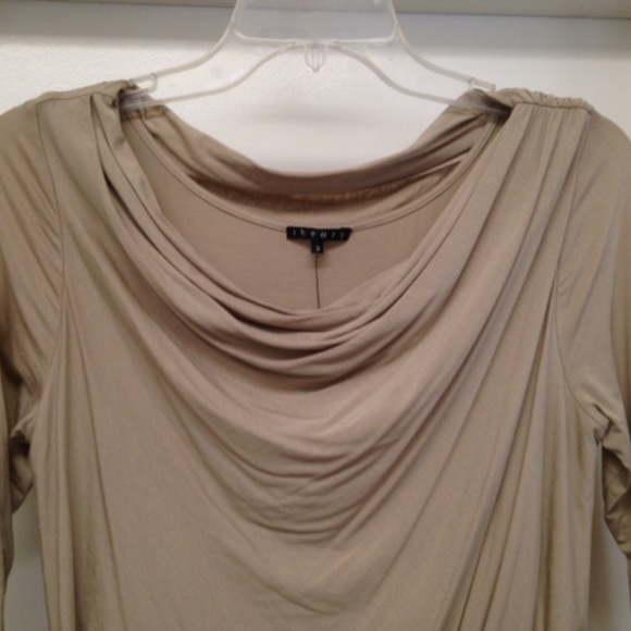 NWT $235 Theory Lavia Ruched Dress - Picture 5 of 8